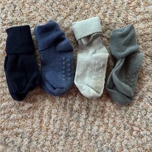 H&M Kids' Cozy Sock Set - Navy, Blue, Cream, Gray